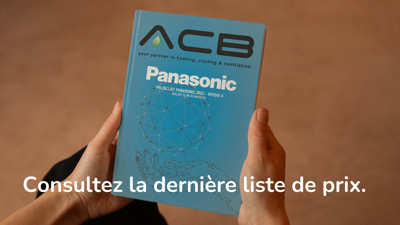 La nouvelle liste de prix Panasonic